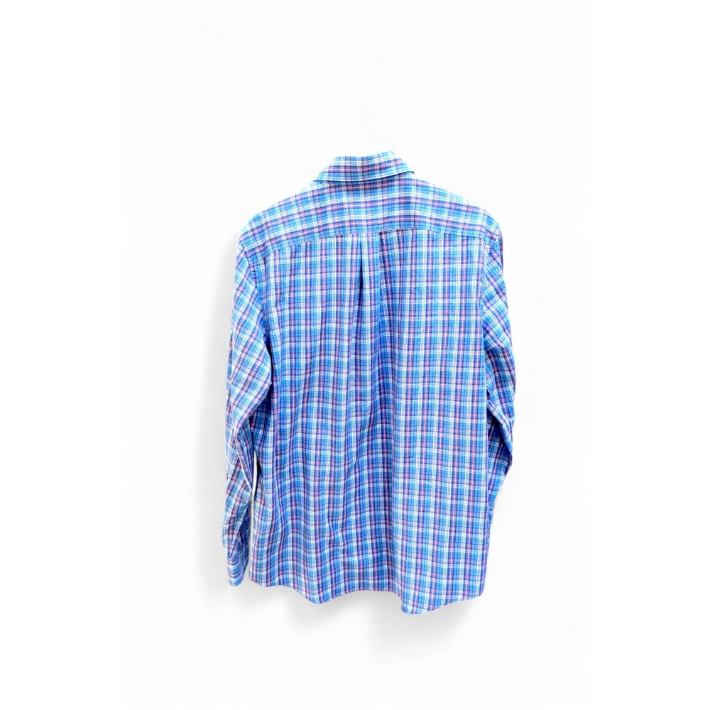 Vineyard Vines Men's Classic Fit‎ Murray Plaid Performance Button Down Shirt M - Picture 10 of 13